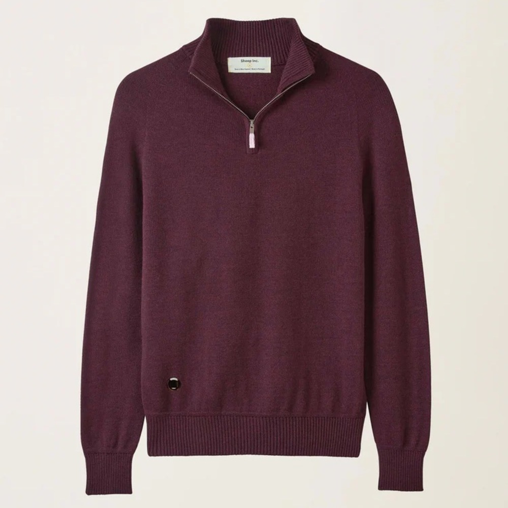 Nwt The Half Zip - Konini Burgundy